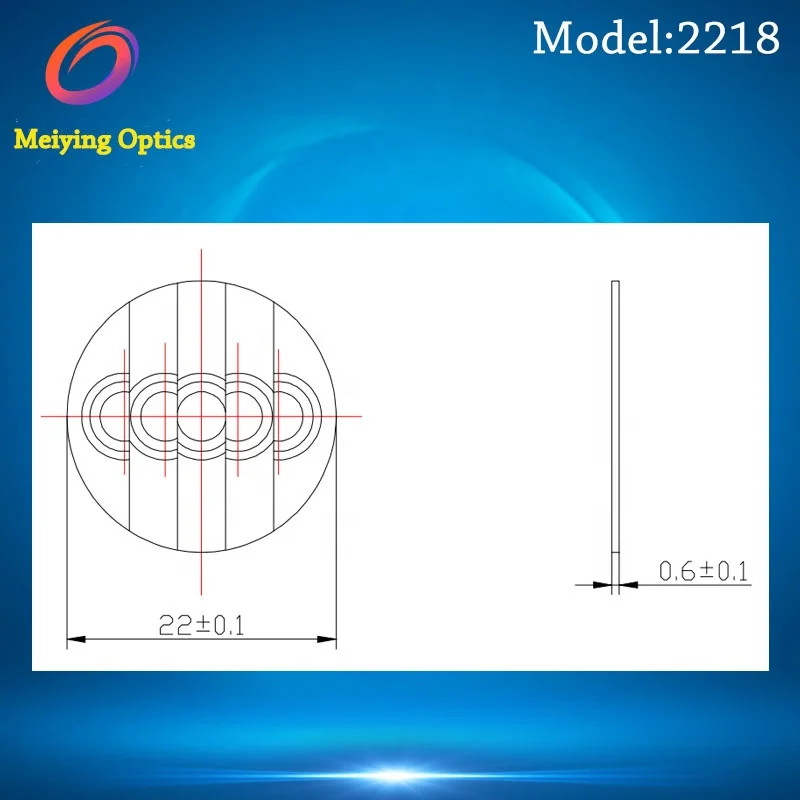 
Круглая инфракрасная линза из полиэтилена высокой плотности, линза Френеля Pir, литьевая форма, модель линз pir 2218 
