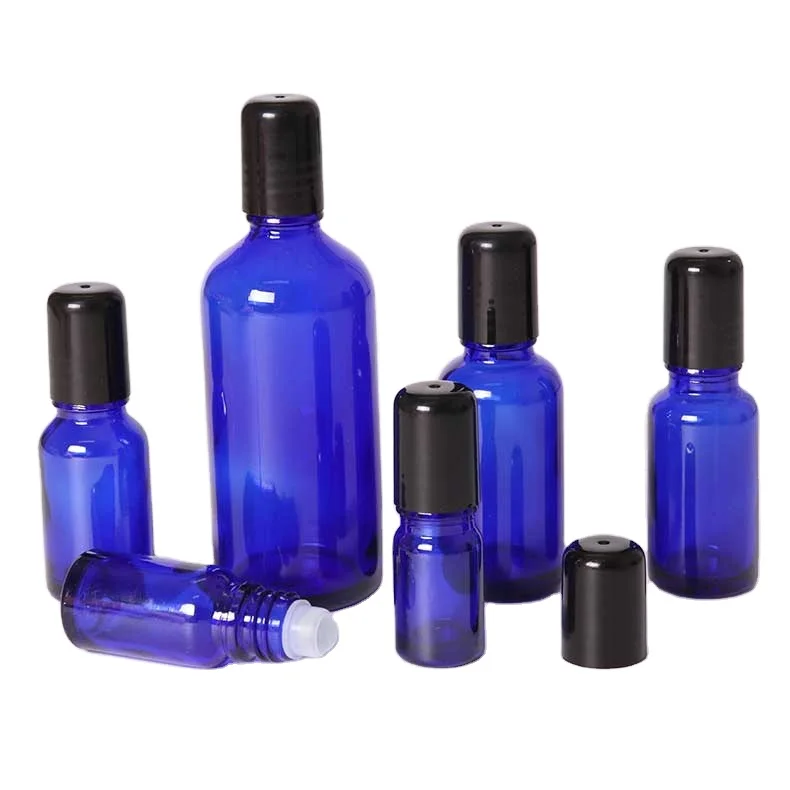 5ml 10ml 15ml 20ml 30ml 50ml 100ml blue green essential oil roller bottles 5 ml amber bottle b for essential oils