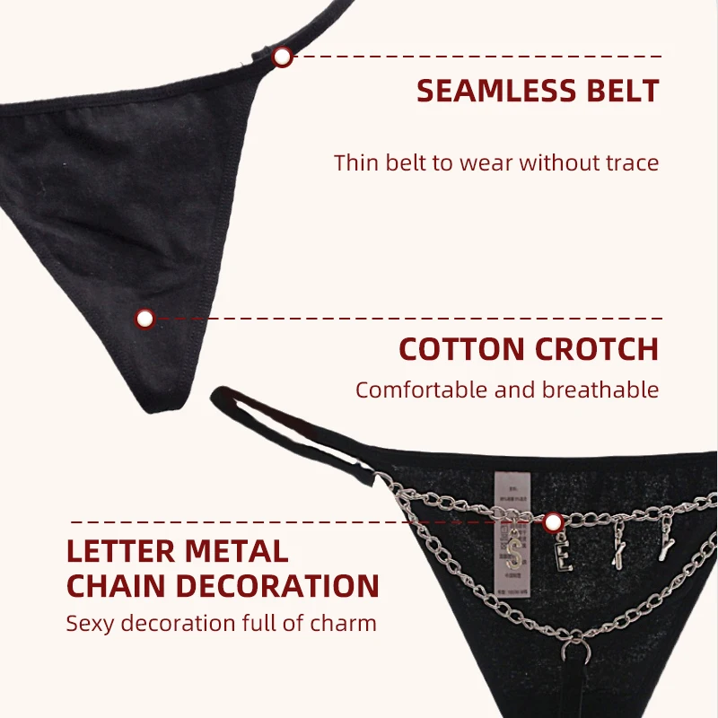 New Fashion chain panty low waisted