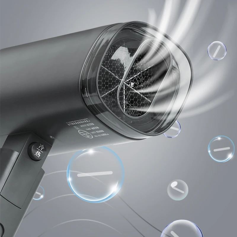 CDWK Ionic Plastic DC Motor Electric Wall-Mounted Salon-Grade 2000W High-Speed Professional Hair Dryer for Household & Hotel Use
