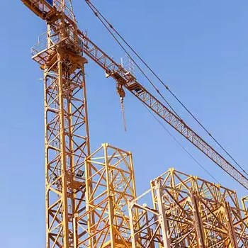 Tower Crane 60 Meter Sizes6015A-8S flat toptower crane for sale