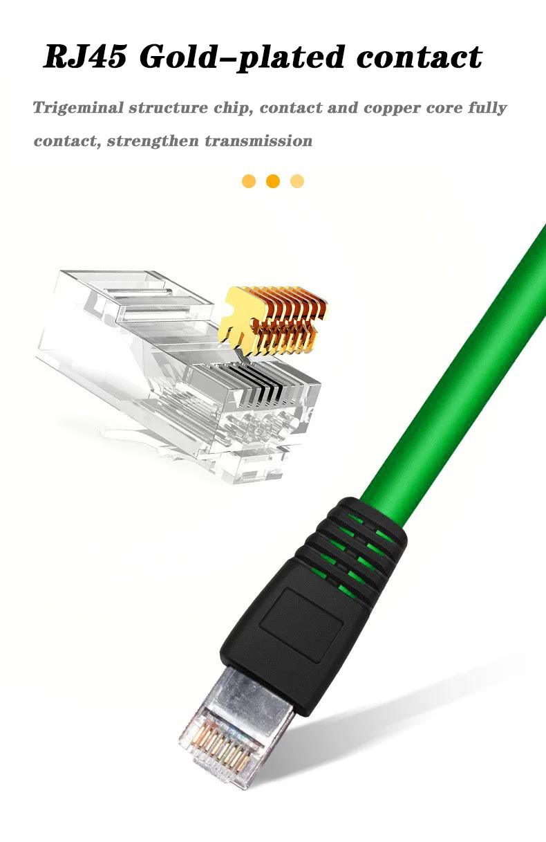 Ip67 Waterproof Profinet Cables M12 X Type To Rj45 Ethernet Cable Cat5e Cat 6a Industrial Grade