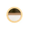 Yellow Round Mirror