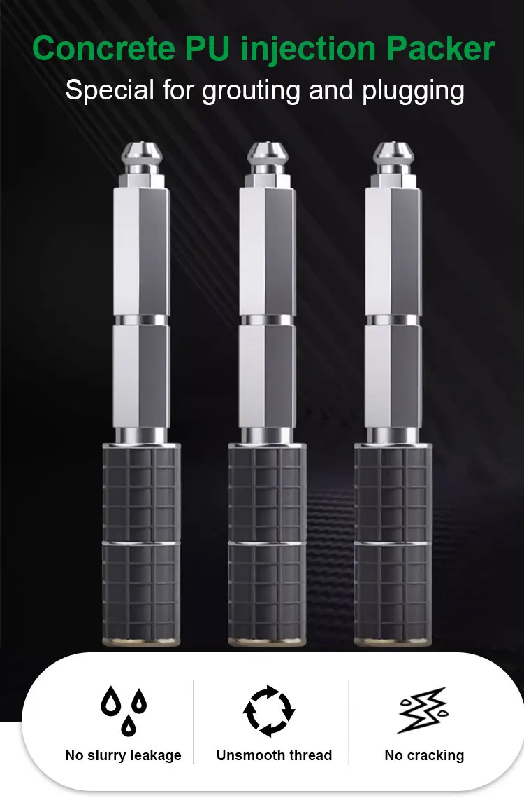 Grouting Accessories Steel Injection Packer Epoxy Injection Packer For ...