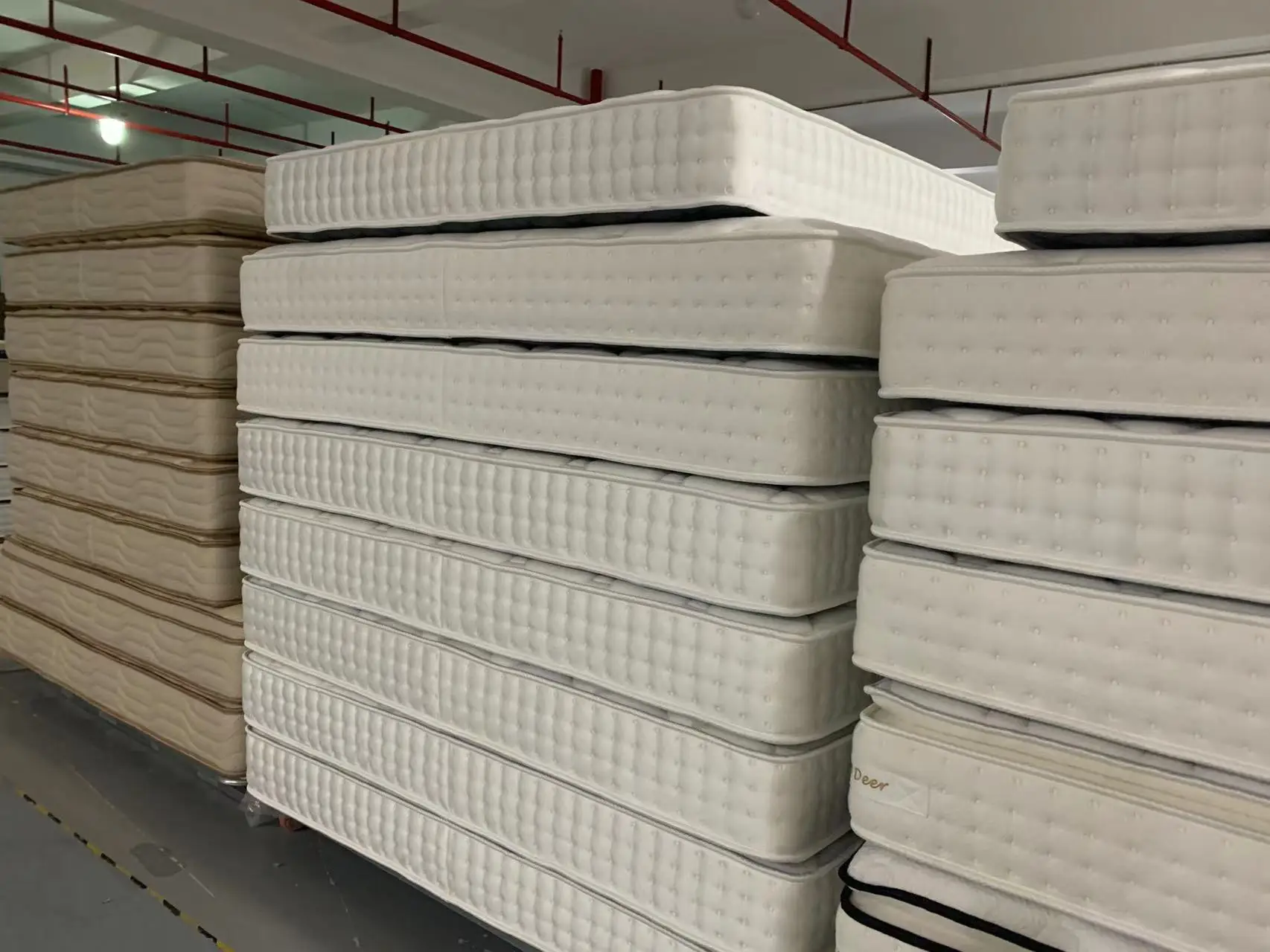 Uk Fireproof Flame Retardant Mattress Queen King Size Fabric Latex