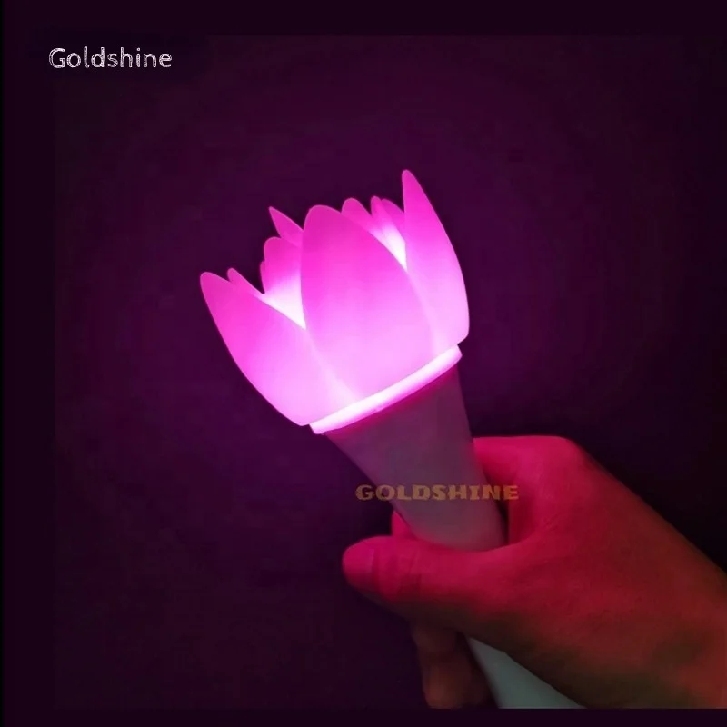 花の形をしたLEDライトスティック KPOPアイドルコンサート ハンド