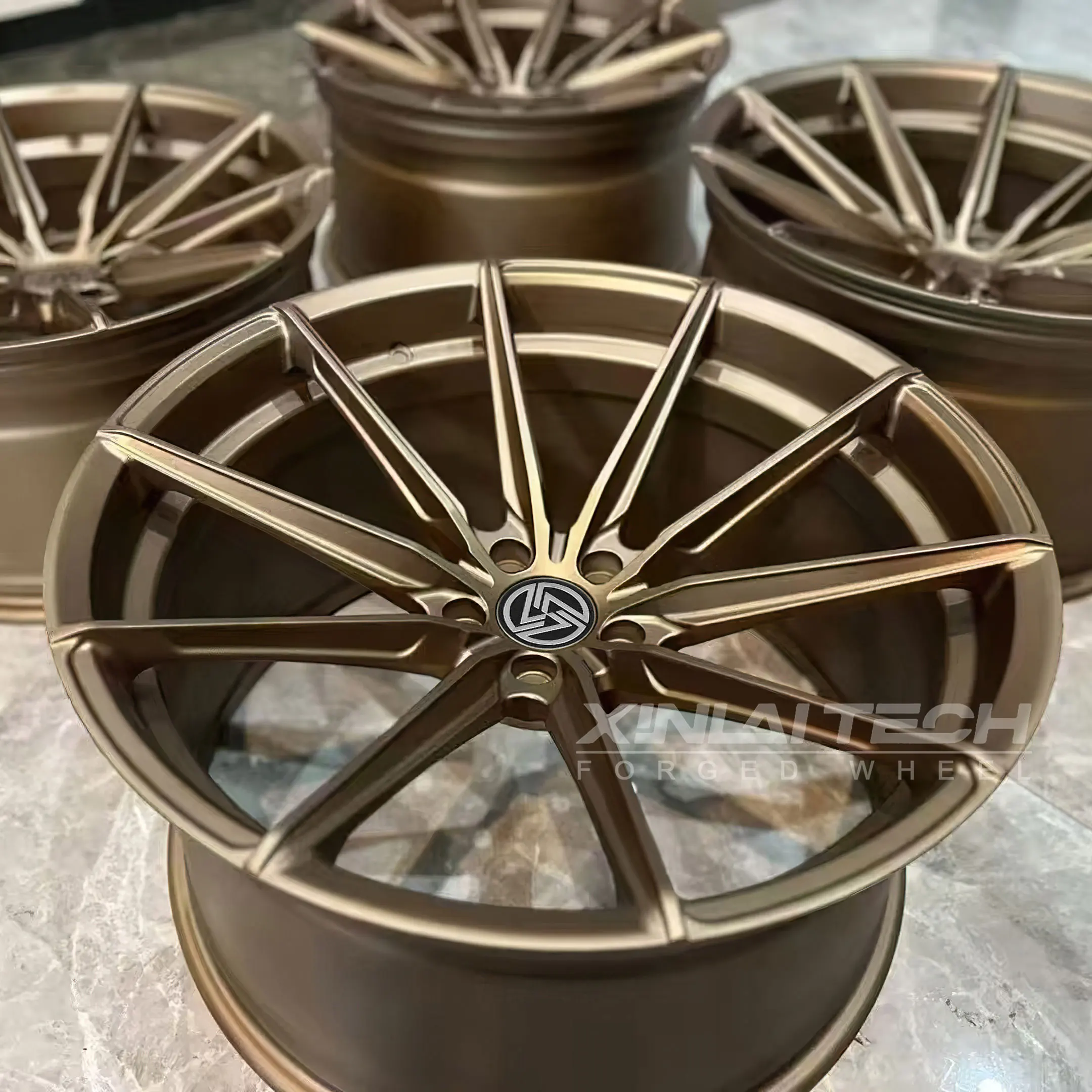 XL Gloss Black Finished 1-piece Custom Forged Wheel 5x120 5x112 5x114.3 17 18 19 20 21 22 23 Inch Deep Concave Wheel Rim - Image 6