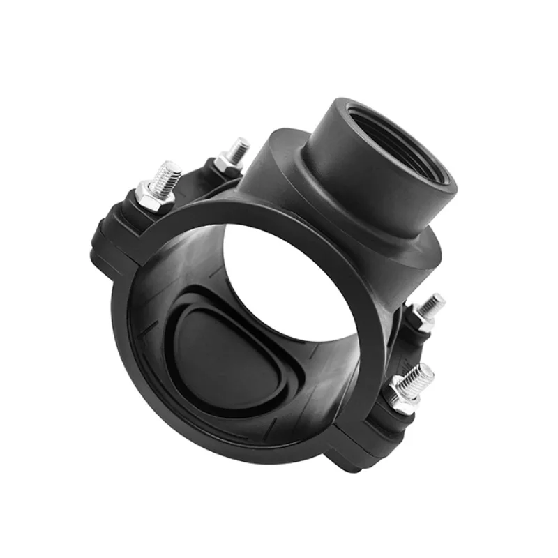 Hdpe Pp Pipe Irrigation Fitting Saddle Clamp For Farm Irrigation