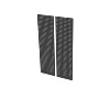 Black storage pegboard