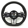 Volante de cuero negro