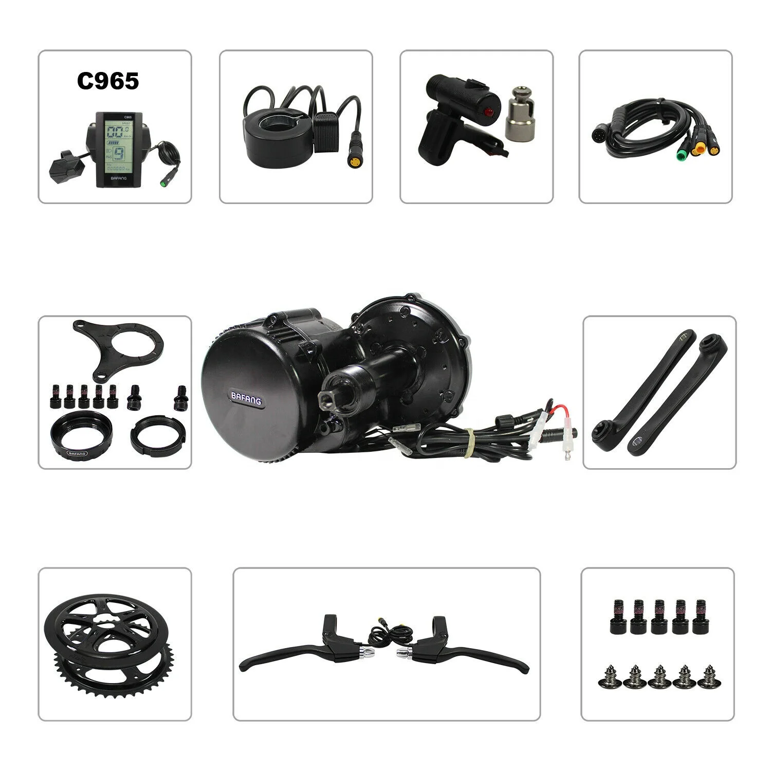 Bafang 8fun BBS01B Motor Kit - 36V 250W Mid Drive Motor