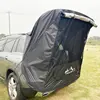 Tente de voyage noire pour voiture (sans tuyaux en fer)
