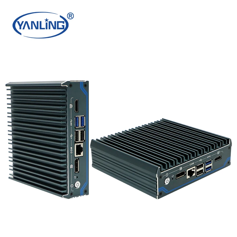 Small PC N100 Quad Core Processor 4 Lan Firewall and VPN Appliances for Industrial Automation