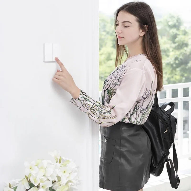 Original Aqara D1 Smart Switch Light Remote Control ZiGBee wifi Wireless Key Wall Switch work with mijia Mi Home APP_3
