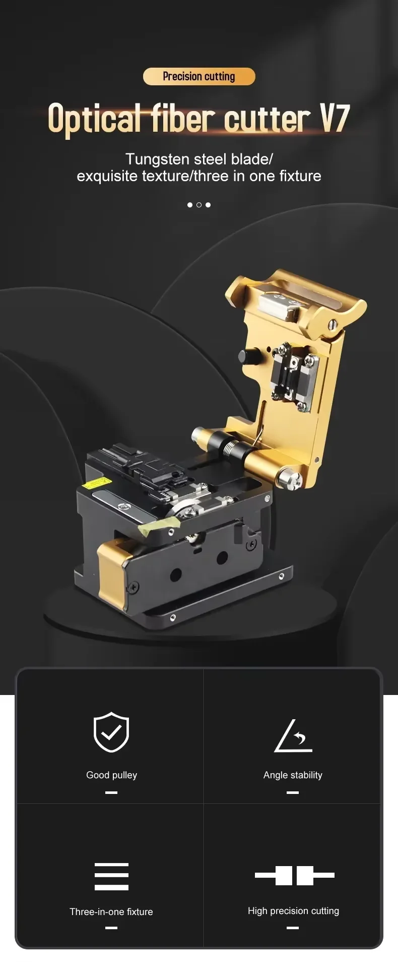 Original Inno V7 Optical Fiber Cleaver - Precision Cutting