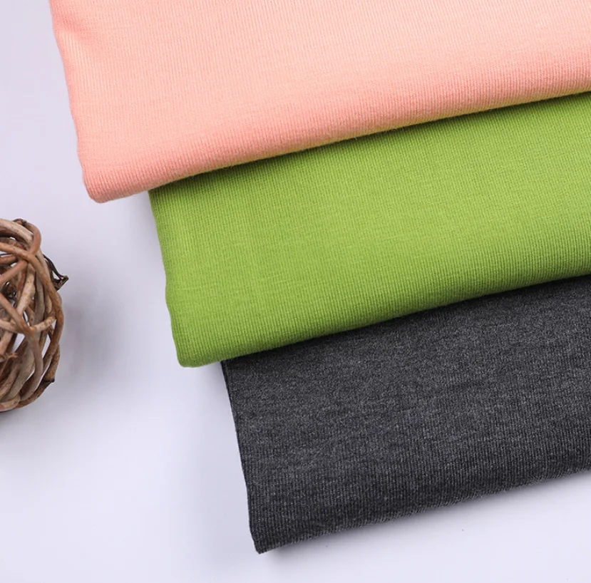 High Quality Basic Colors 96% RAYON 4% SPANDEX Plain Dyed