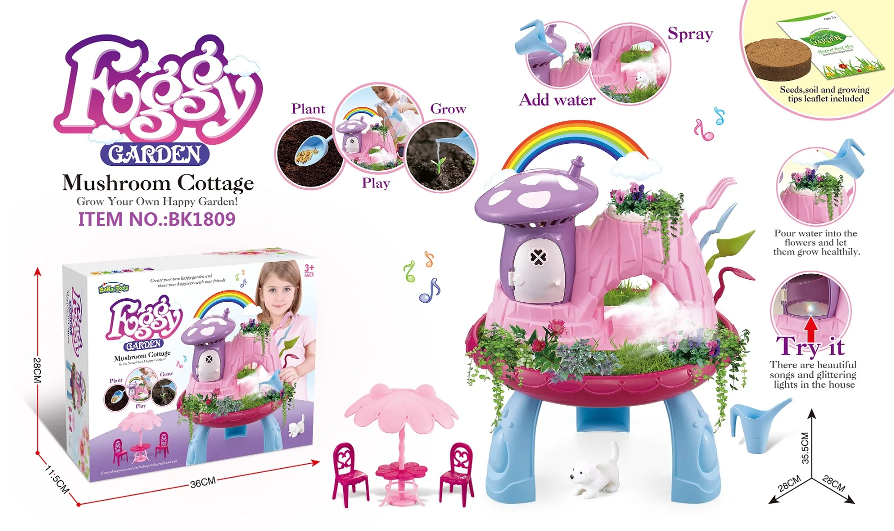 My Fairy Garden - Magical Cottage Garden Growing Kit For Kids Interactive  Play Toys - Buy Magical Garden Growing Kit For Kids,Growing Kit For Kids