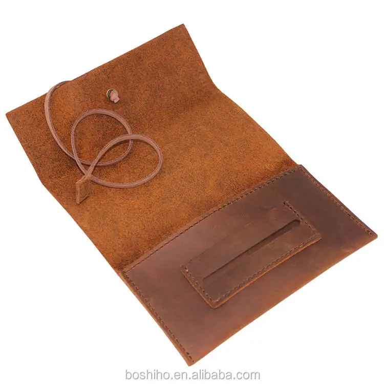 Genuine Crazy Horse Leather Tobacco Pouch