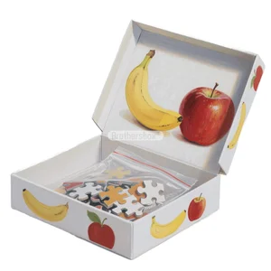 Montessori Style Fruit Pattern Paper Jigsaw Puzzle Early Education DIY Puzzle Toys for Children Aged 2 to 4