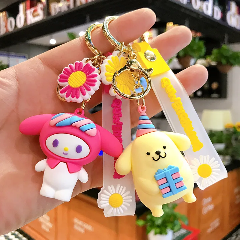 Cartoon 3D Keyring Lovely Creative Cool M&M Design PVC Keychain Rubber  Pendant Bag Backpack Key Chain with Wrist Lanyard Straps - China Keychain  and Key Chain price