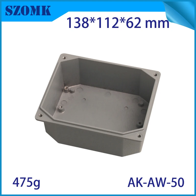 SZOMK ROHS Custom Outdoor Amplifier Enclosure ISO Certificated IP66 Waterproof Aluminum Die case Profile