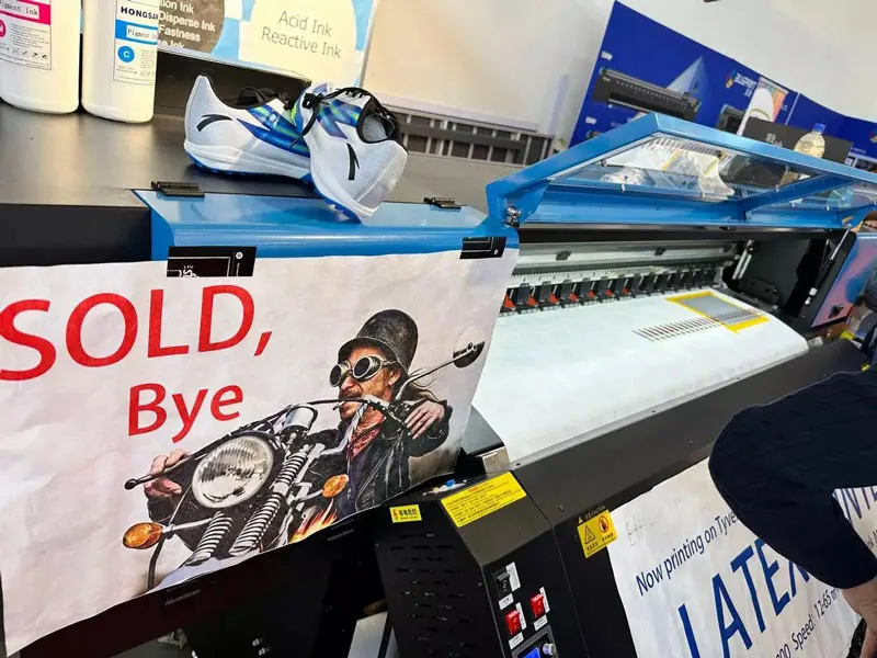 2023 Hongkiet Bulk Latex Ink Mesh Belt Printer for Hp L25500 L2610 L26500 with Light Reflection Sticker