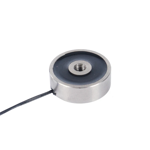 6v 12v Dc 1w 1Kg Circular Holding Mini Disc Solenoid Electromagnet