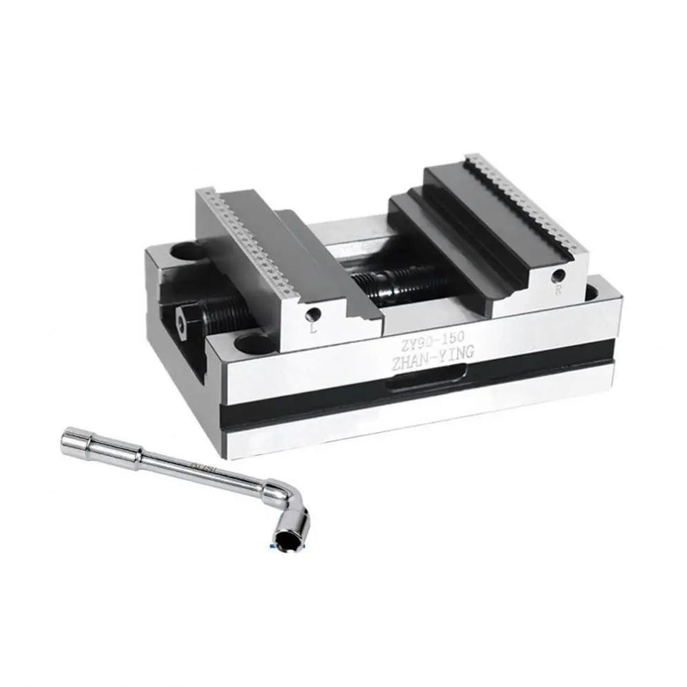 TEBAK ZY90-150 Self-centering Vise 4/5 Axis Fixture Self Centering CNC Vice Machining Center Concentric Flat Mouth Pliers