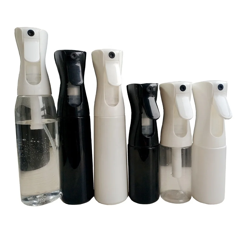 200ml 300ml 500ml Empty Custom Logo Plastic Trigger Hair Beauty Salon Accessories Barber Shop Continuous Fine Mist Spray Bottle