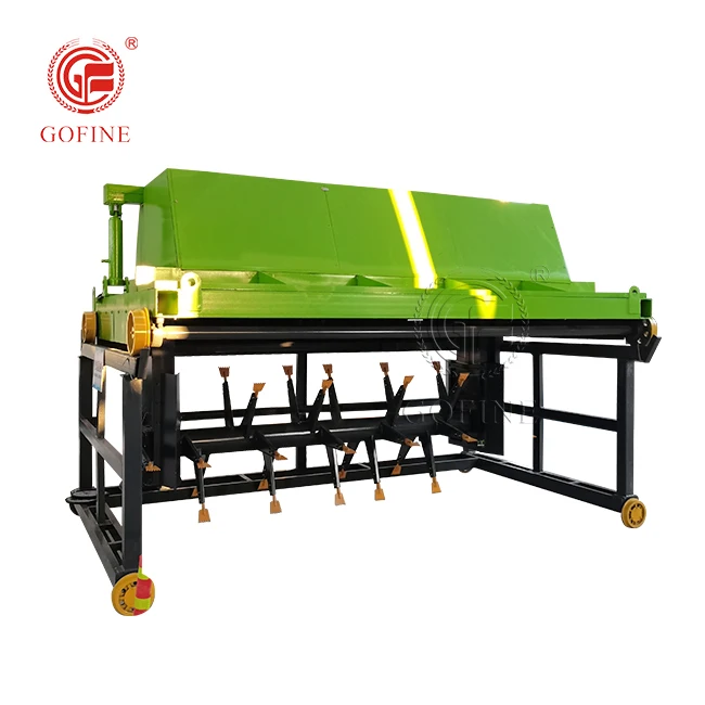 Kleine Produktions ausrstung fr organische Dngemittel Rillen typ  hydraulische Hebe kompost dnger maschine