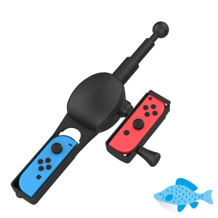 Gaming Accessories For Nintendo Switch ABS Fishing Rod Gaming Sets 360 ° Rotating For Switch details