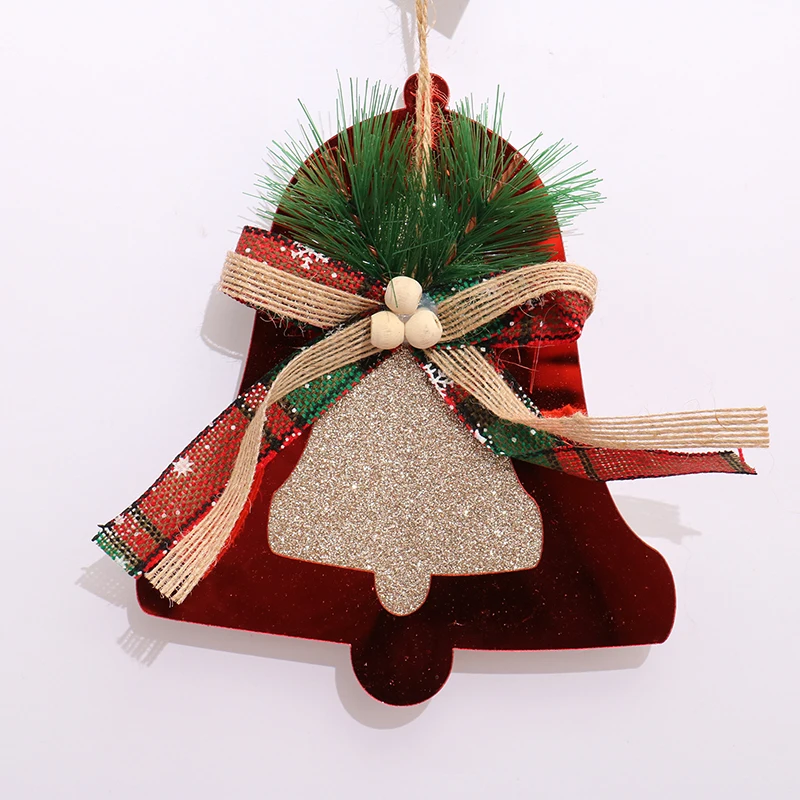 New Plastic Tree Ornament Shape with Decor Mirror Surface Christmas Tree Ornaments for Decorations