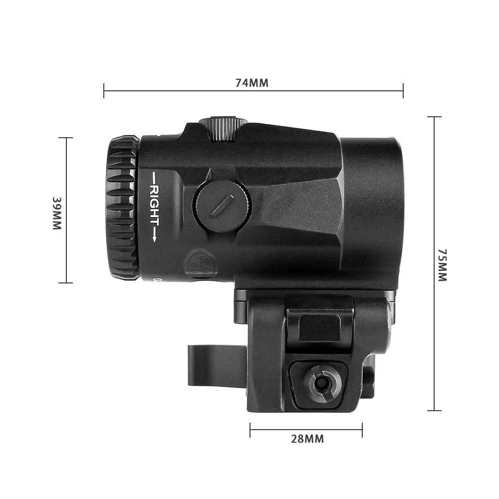 Wholesale Tactical V3x 3x Magnifier Sight Red Spot Sight Hunting