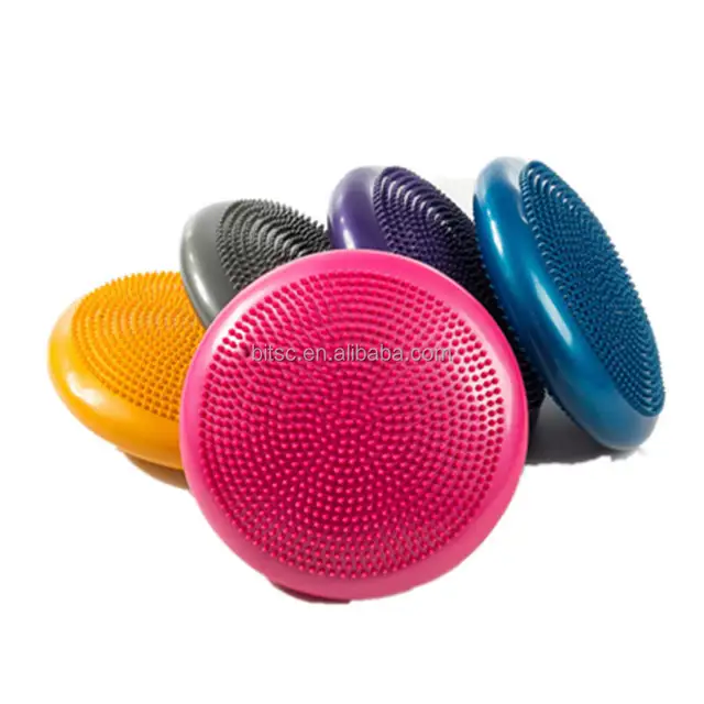 Durable Balance Cushion, Inflatable Instability Disc Core, Massage Pillow for Fitness, Rehabilitation, Pain Relief