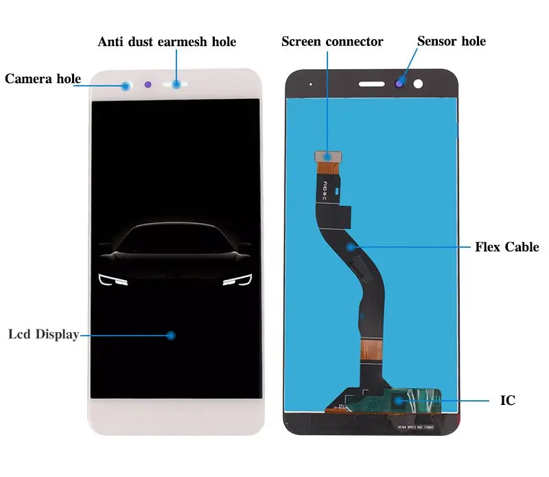 Asus ROG Phone LCD Screen Touch Display Digitizer Parts