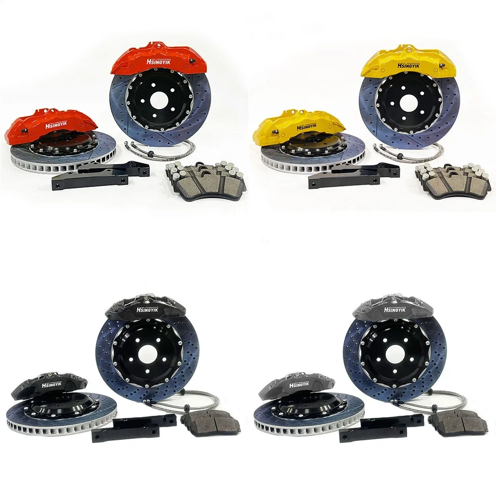 Hsingyik 6 Piston Front Racing Big Brake Kit Brake Upgrade Rotor Disc for Honda Crv Toyota Innova Zenix Hybrid