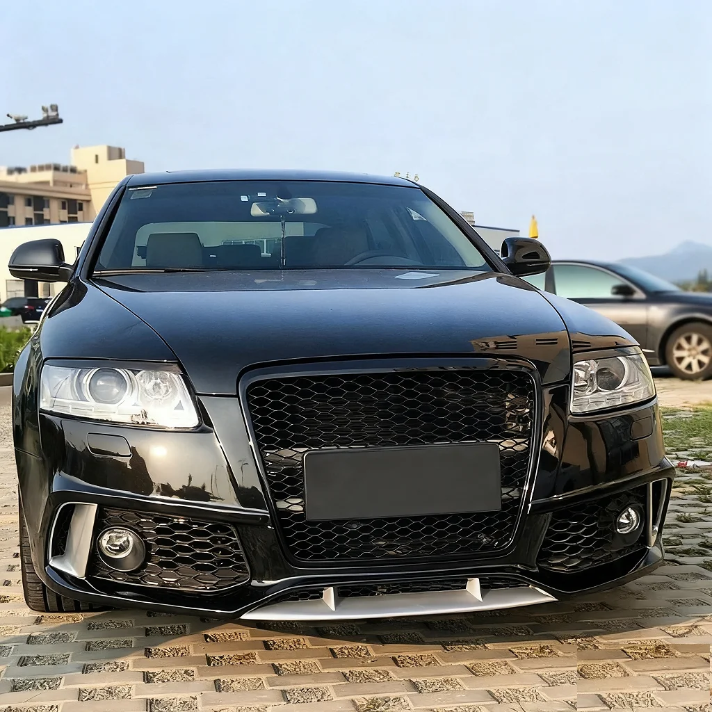 Compatible With A6 RS6 4F C6 2011 2010 2009 2008 2007 2006 2005 20 RS6  Front Bumper Body Kit for Audi A6 C6 Bumper BodyKit for Audi A6 S6 C6  Bumper 2005 2006 2007 2008 2009 2010 2011 Compatible With A6 For 2004 2005 2006 2007 2008 2009 2010 2011 ブレー