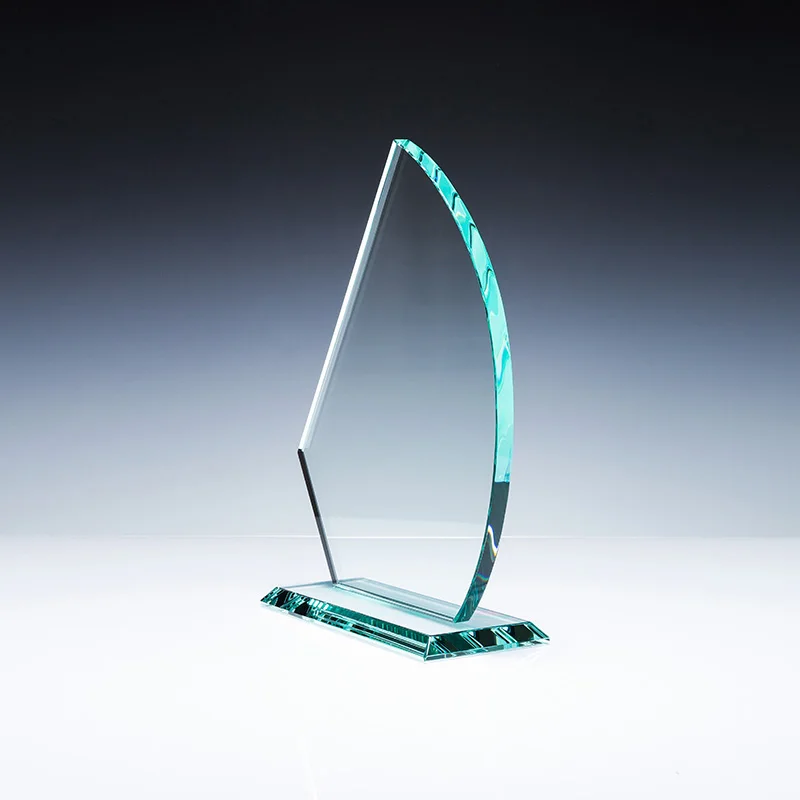 product 2023 commercial decoration custom blank crystal trophy glass trophy639-36