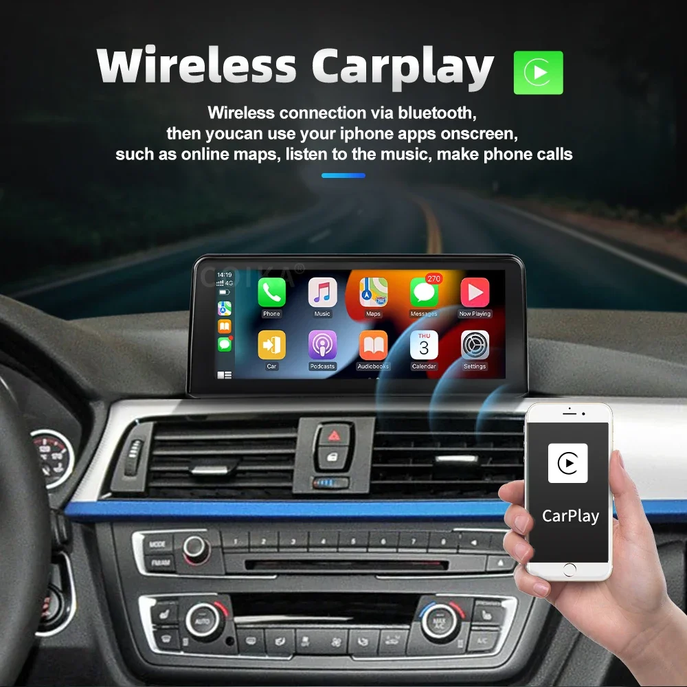 Carabc Wireless Apple Carplay Android Auto Car Multimedia For Bmw 5 3 ...