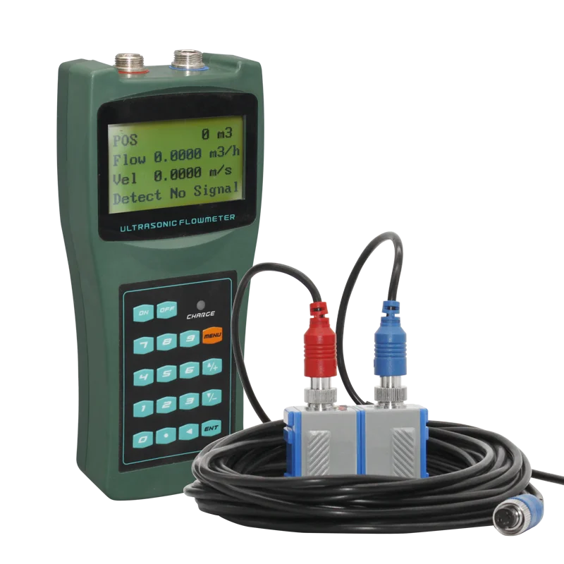 Handheld Portable Ultrasonic Water Flow Meter Stainless Steel OEM Customizable Ready to Ship