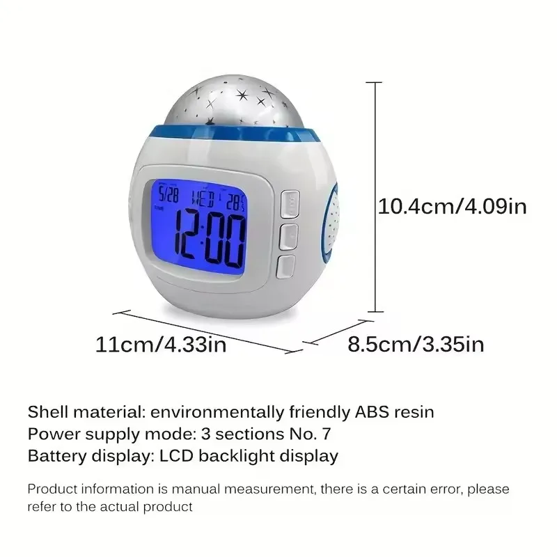New Style Good Quality Projector Children’s Night Light Star Sky Digital LED Projector Alarm LCD Clock Calendar