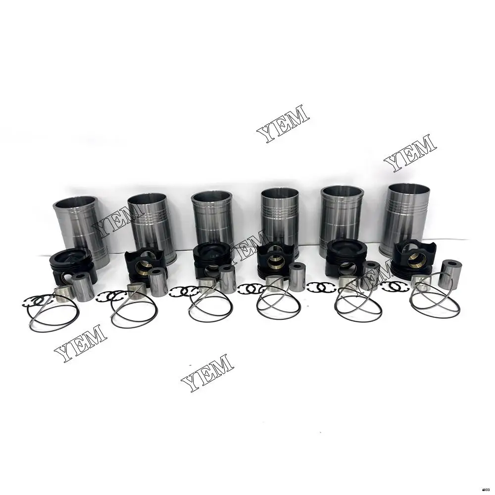 Engine Cylinder Liner Kit With Piston Rings Liners For Caterpillar C18 Forklift Excavator Skid Steer Aftermarket Parts