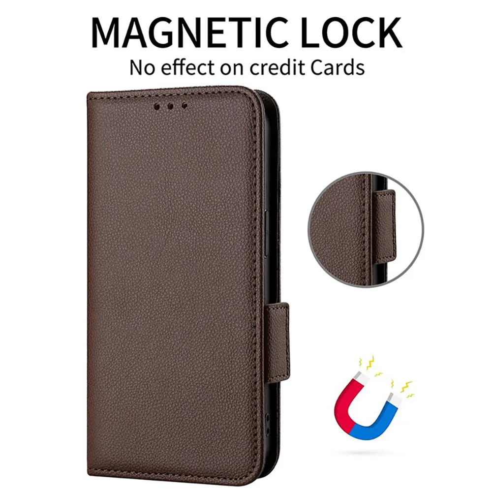 Soft PU Leather Wallet Protective Mobile Phone Case with Smart Wake/Sleep Function Cover for Alcatel 1S details