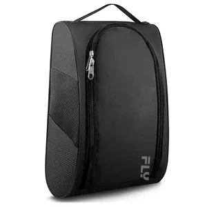 Portable Travel Shoe Dust Storage Tote Bag with Breathable Mesh Surface Football Boot Bag Zipper Shoe Bags for Gym Sport Bowling