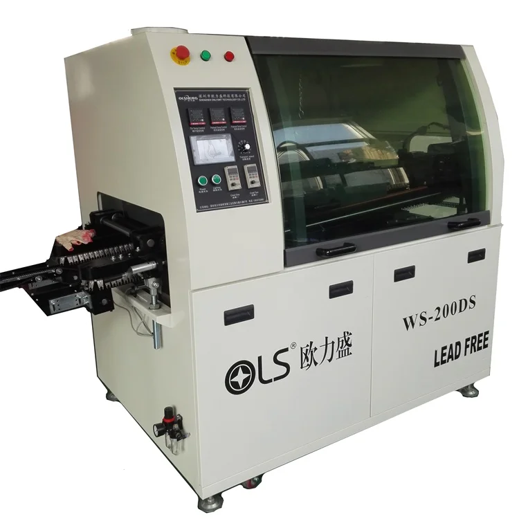 Small Wave Soldering Machine Economic Automatic DIP Soldering Machine Line LED Driver Home Appliances Toy Main Board Soldering