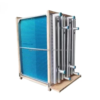Customized Copper Tube Copper Fins Industrial Marine Heat Exchanger For Air Conditioner System