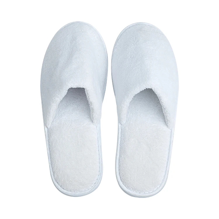 Durable In Use Hot Sale Guest Slippers White Four Seasons Eco Friendly Bulk Custom Luxury