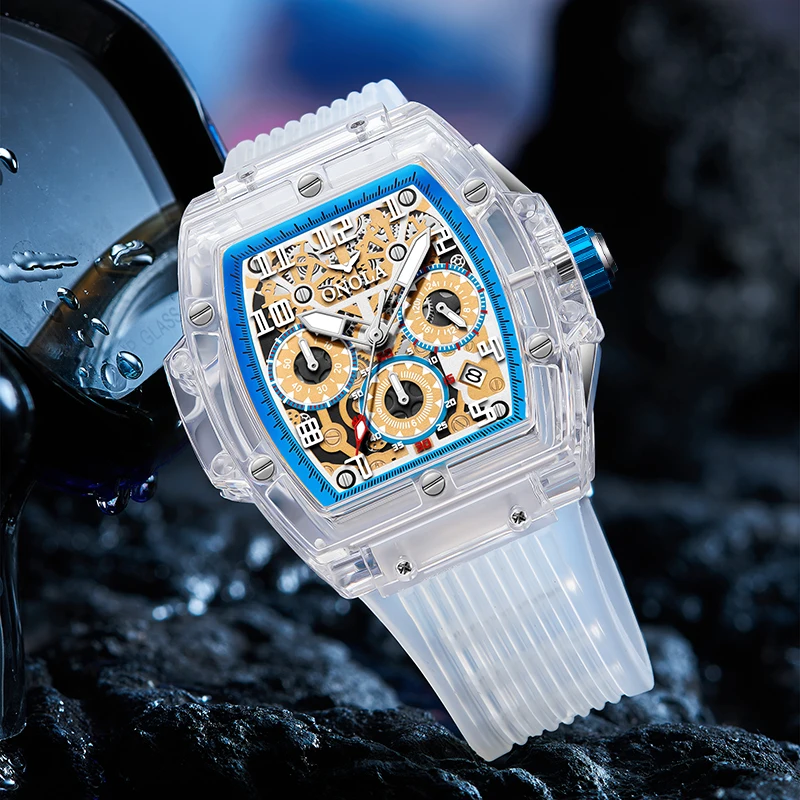 NEW Fashion ONOLA 6810 Luxury Watches Men Wrist Waterproof Square Watch Customized Men Quartz Watches