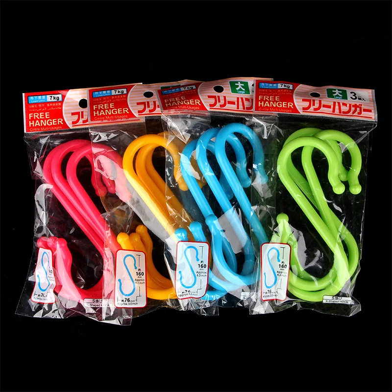 160mm Large Plastic S Hooks With Packaging Bag Buy S Hook,Large S