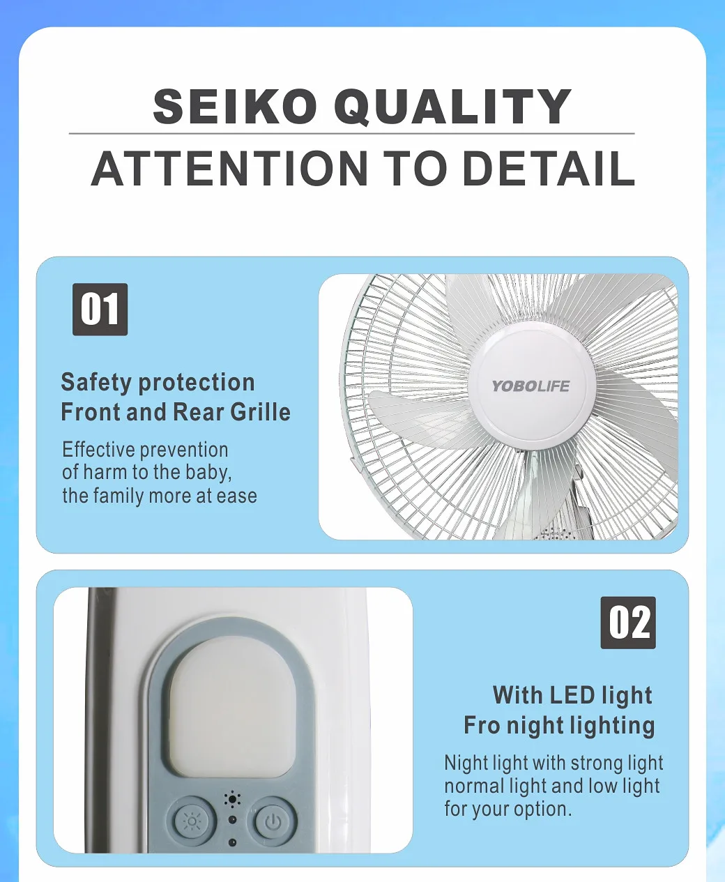 Stand Fan, LM-186, LED, USB, Solar - detail 12